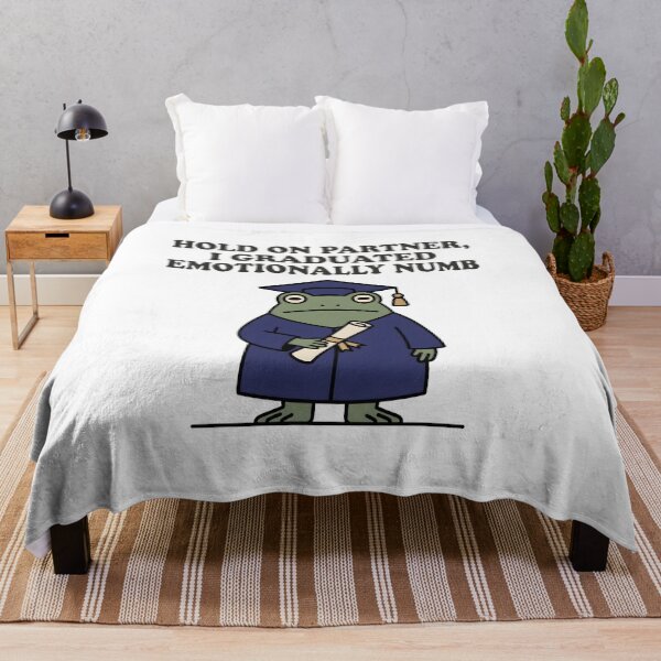 Item preview, Frog Graduate College Graduation Humor designed and sold by StickerNestYou.