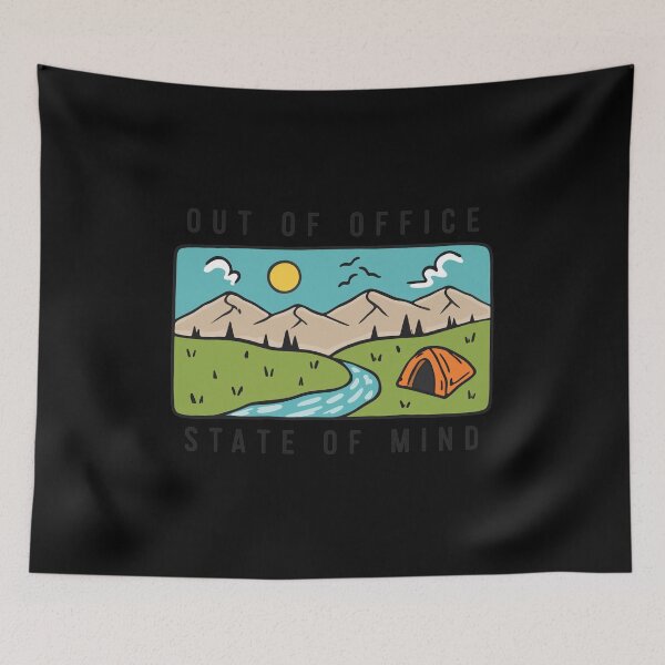 Item preview, Out of Office State of Mind Camping  designed and sold by Bernlivier.