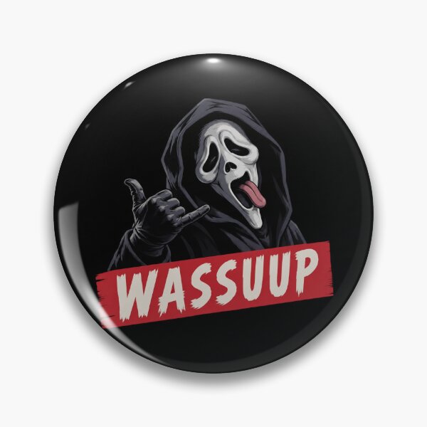 Item preview, Wasssuuup Ghost Face designed and sold by DebellismyrArts.