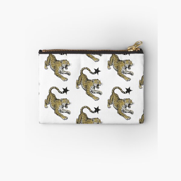 Item preview, Snarling Leopard Star Tail Traditional Tattoo Wild Animal Design designed and sold by JaPanAnimeSh8.