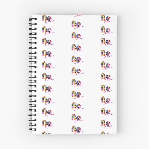 Item preview, Ne, Genova, Italia, colorful typography design for travellers designed and sold by Wanderful-roads.