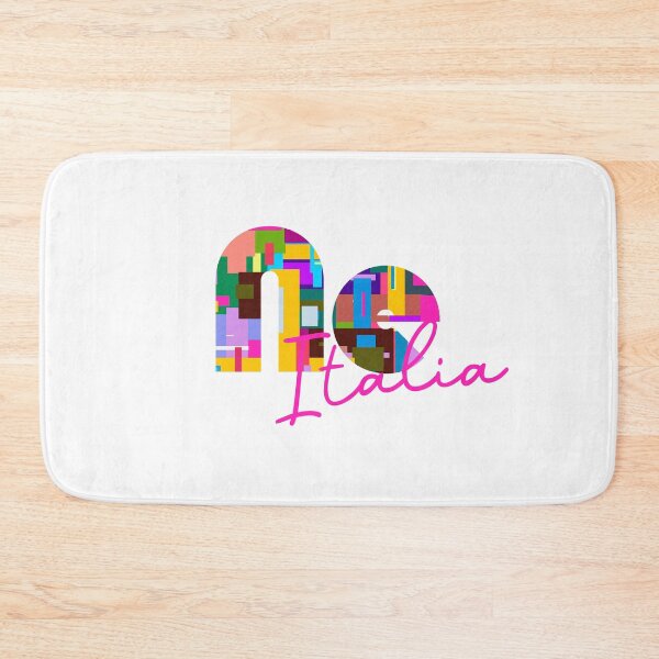 Item preview, Ne, Genova, Italia, colorful typography design for travellers designed and sold by Wanderful-roads.