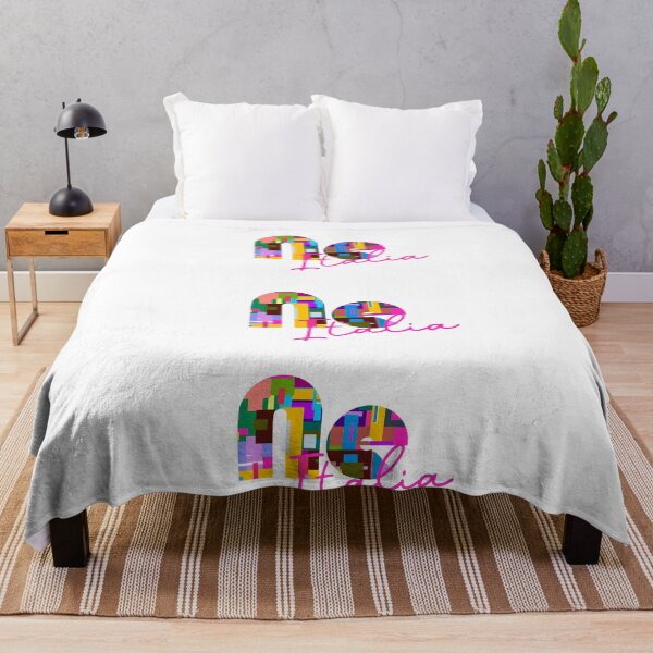 Item preview, Ne, Genova, Italia, colorful typography design for travellers designed and sold by Wanderful-roads.
