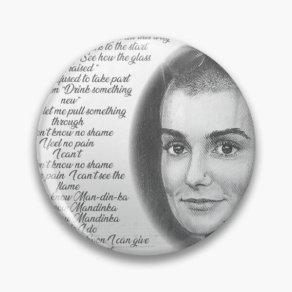 Item preview, Sinéad O'Connor Mandinka – Irish Music Icon | Portrait Art Print designed and sold by ConorKeeganArt.