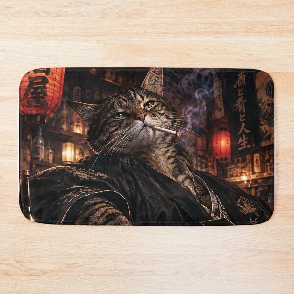 Item preview, cat samurai designed and sold by cloud lee.