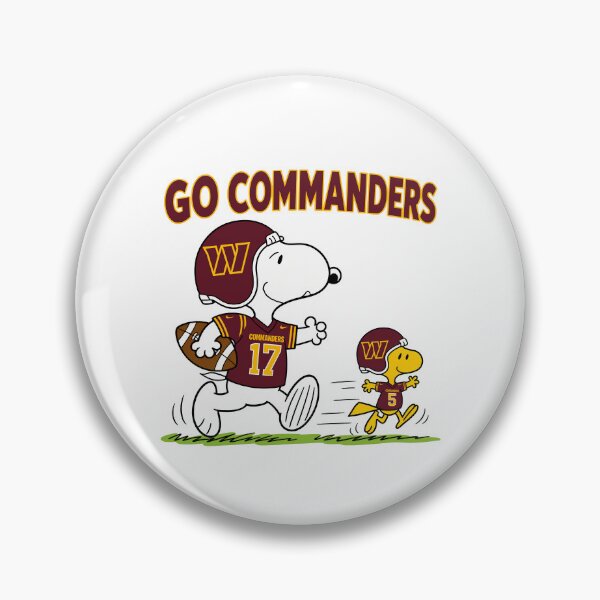 Item preview, Snoopy & Woodstock Washington Commanders Football Retro F330 designed and sold by GLUVY-THEME.