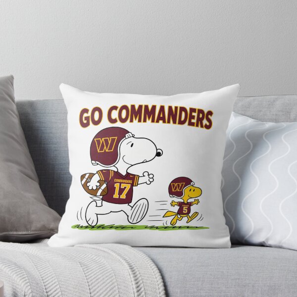 Item preview, Snoopy & Woodstock Washington Commanders Football Retro F330 designed and sold by GLUVY-THEME.