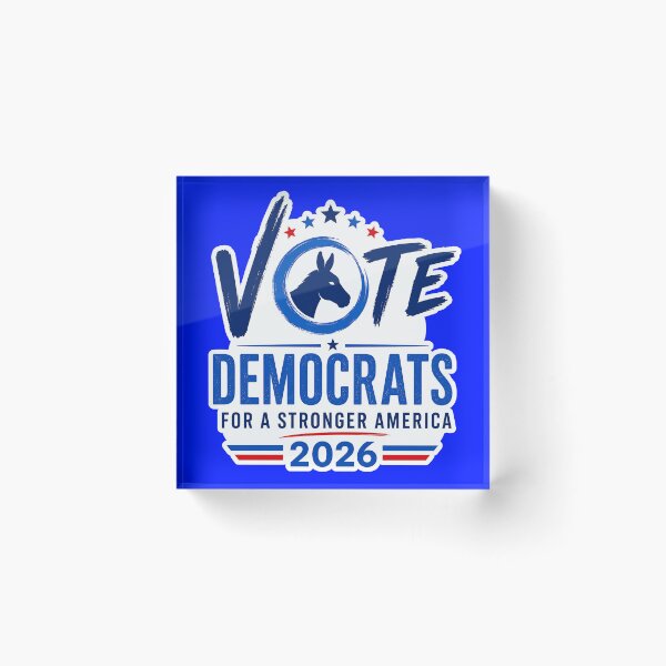 Item preview, Democratic Supporter 2026 Midterm Election Design designed and sold by RedCircleArt.