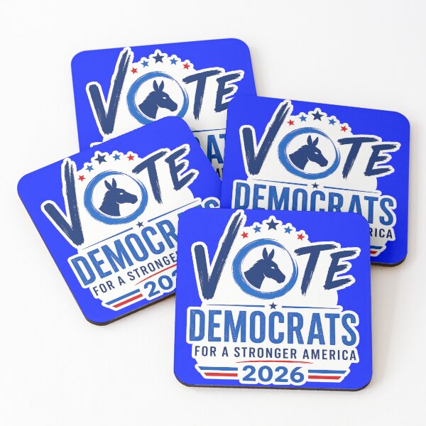 Item preview, Democratic Supporter 2026 Midterm Election Design designed and sold by RedCircleArt.