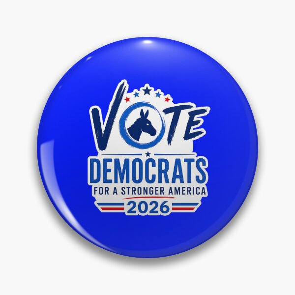 Item preview, Democratic Supporter 2026 Midterm Election Design designed and sold by RedCircleArt.