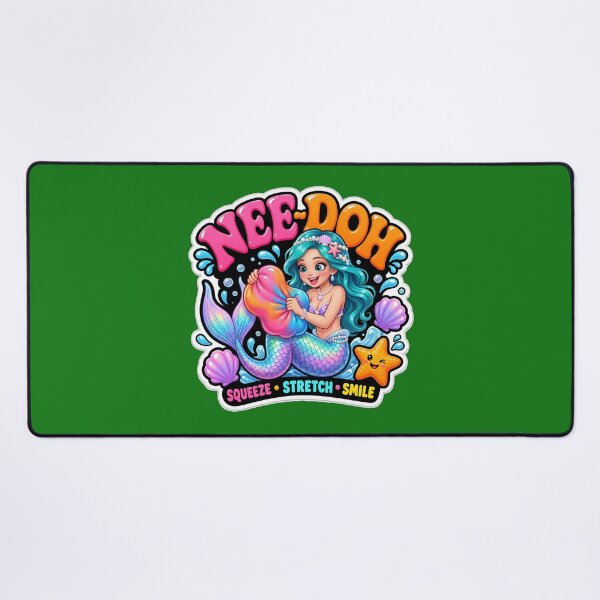 Item preview, Cute Retro Mermaid Squeeze Stretch Smile Ocean Art designed and sold by Bhaskar Digital Art.