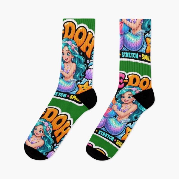 Item preview, Cute Retro Mermaid Squeeze Stretch Smile Ocean Art designed and sold by Bhaskar Digital Art.
