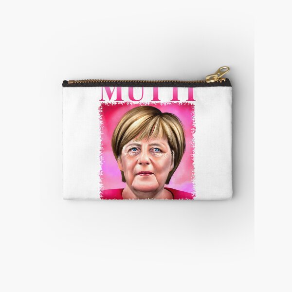 Item preview, Mutti Merkel Inspired Political Satire Illustration Design designed and sold by Medjz.