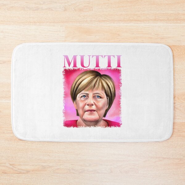 Item preview, Mutti Merkel Inspired Political Satire Illustration Design designed and sold by Medjz.