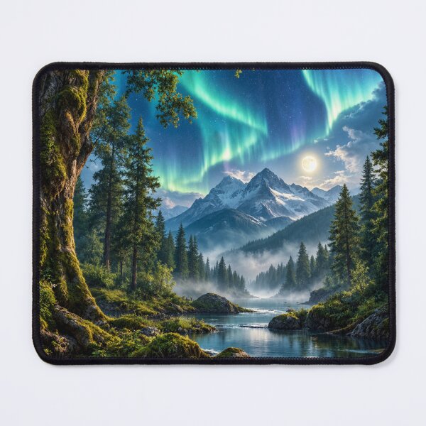 Item preview, Northern Lights Wilderness Dreamscape designed and sold by PrintBreeze.