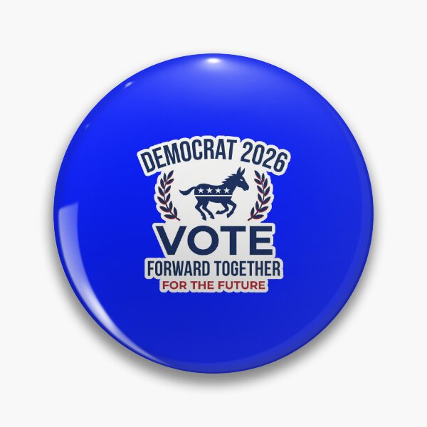 Item preview, Democratic Supporter 2026 Midterm Election Design designed and sold by RedCircleArt.