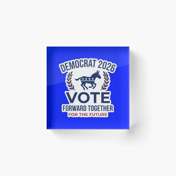 Item preview, Democratic Supporter 2026 Midterm Election Design designed and sold by RedCircleArt.
