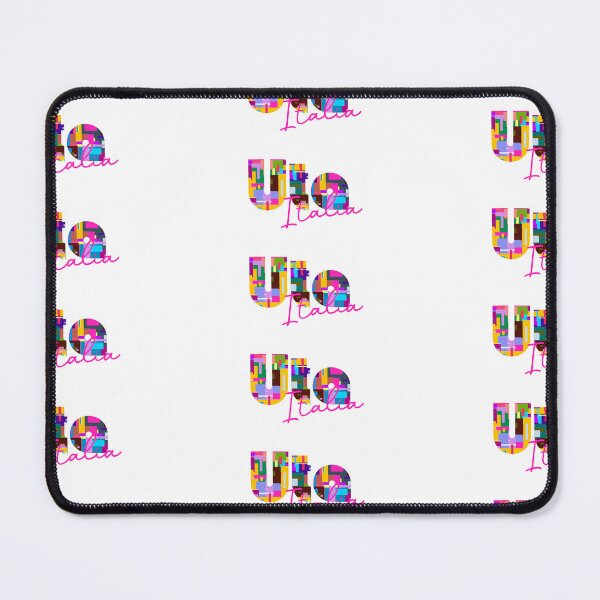 Item preview, Uta, Cagliari, Italia, colorful typography design for travellers designed and sold by Wanderful-roads.