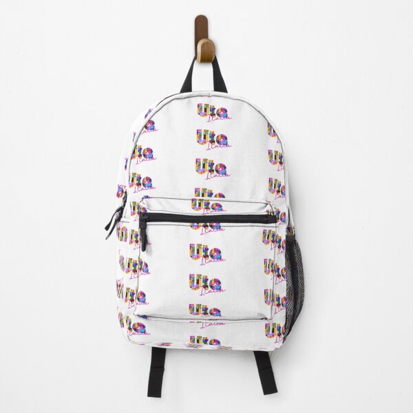 Item preview, Uta, Cagliari, Italia, colorful typography design for travellers designed and sold by Wanderful-roads.