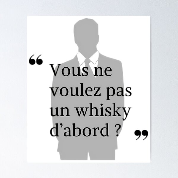 Item preview, You Don'T Want A Whiskey First - Quote The City Of Fear designed and sold by yle-rShencxv.