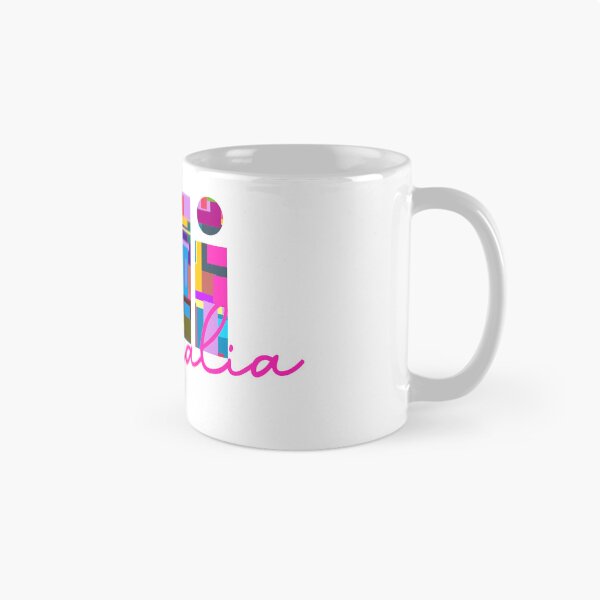 Item preview, Alì, Messina, Italia, diseño tipográfico colorido para viajeros designed and sold by Wanderful-roads.