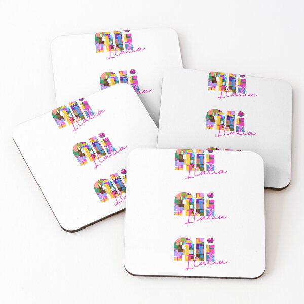 Item preview, Alì, Messina, Italia, colorful typography design for travellers designed and sold by Wanderful-roads.