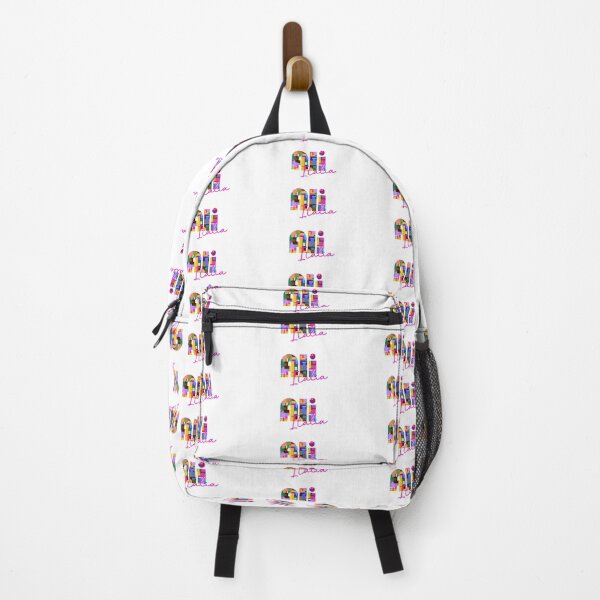 Item preview, Alì, Messina, Italia, colorful typography design for travellers designed and sold by Wanderful-roads.