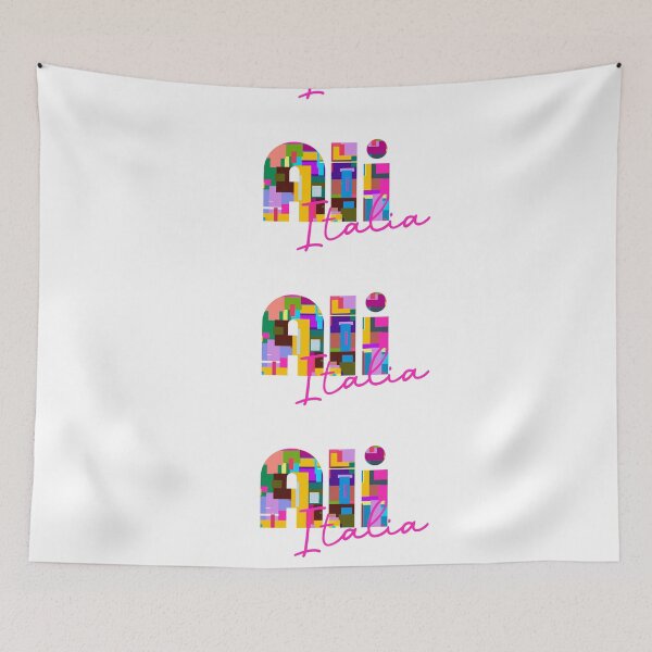 Item preview, Alì, Messina, Italia, colorful typography design for travellers designed and sold by Wanderful-roads.