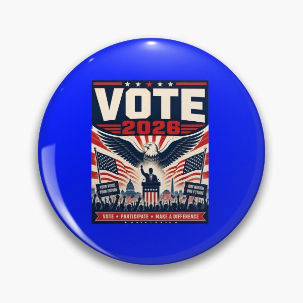 Item preview, Democratic Supporter 2026 Midterm Election Design designed and sold by RedCircleArt.