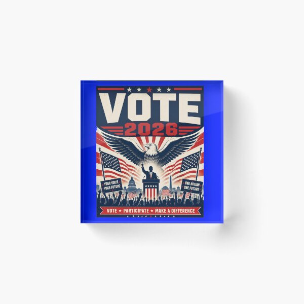 Item preview, Democratic Supporter 2026 Midterm Election Design designed and sold by RedCircleArt.