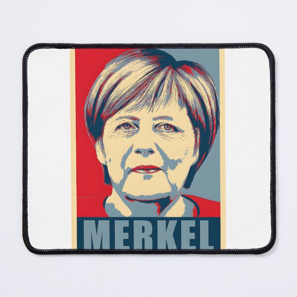 Item preview, Angela Merkel Hope Inspirational Political Leader Portrait Design designed and sold by Medjz.