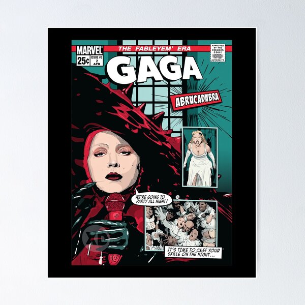 Item preview, Gaga The Mayhem Era Comic ABRUCADYBRA Design designed and sold by Dianebert18.