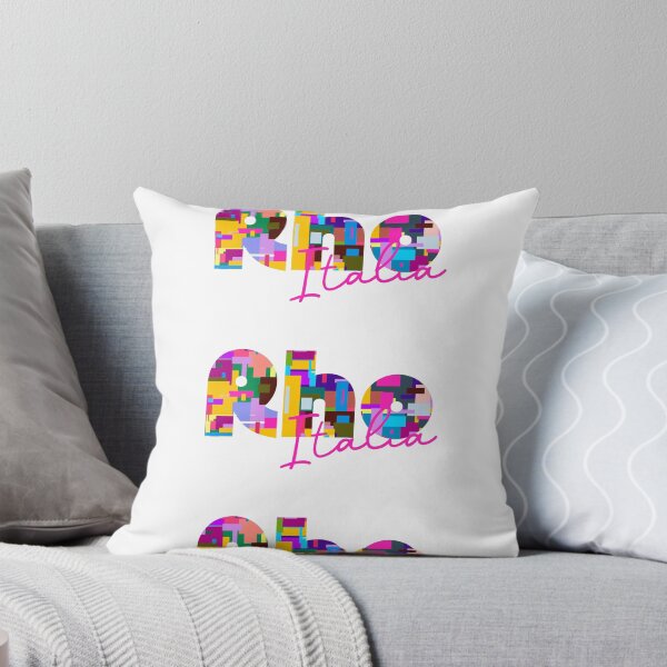 Item preview, Rho, Milano, Italia, colorful typography design for travellers designed and sold by Wanderful-roads.