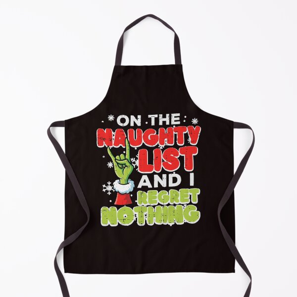 Item preview, On The Naughty List I Regret Nothing Christmas Humor designed and sold by ImeldaSparks.
