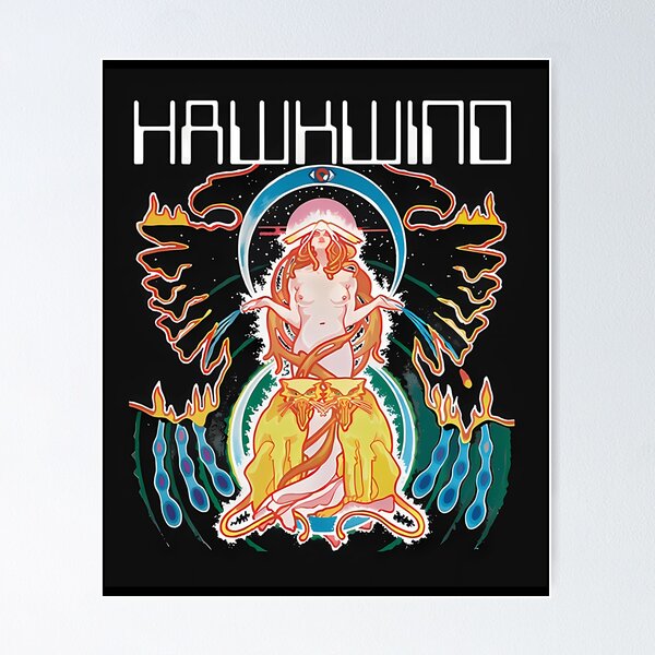Item preview, Hawkwind Logo designed and sold by MCZECKO.