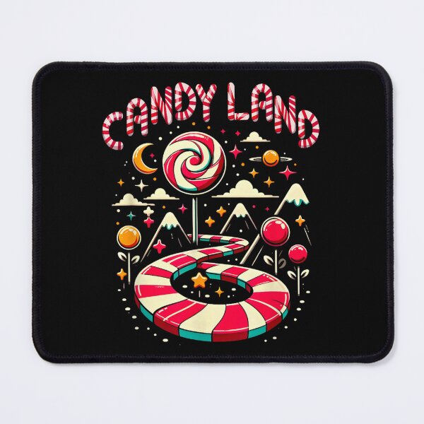 Item preview, Xmas Candy Land Rainbow Trail Candy Cane Merry Christmas designed and sold by WilliaMaler.