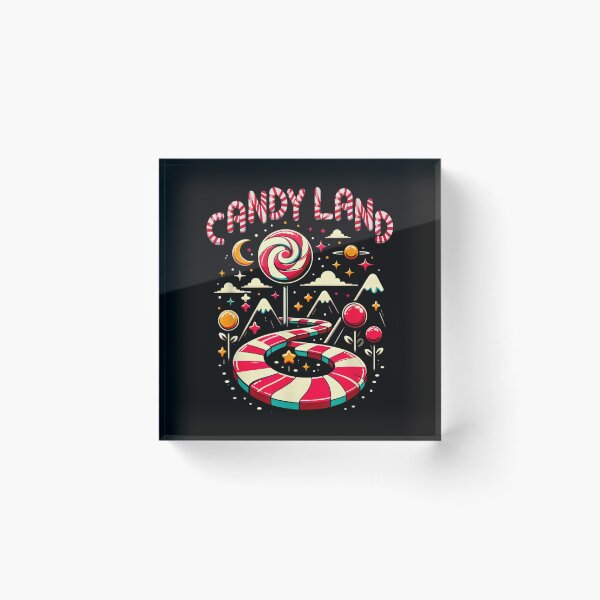 Item preview, Xmas Candy Land Rainbow Trail Candy Cane Merry Christmas designed and sold by WilliaMaler.