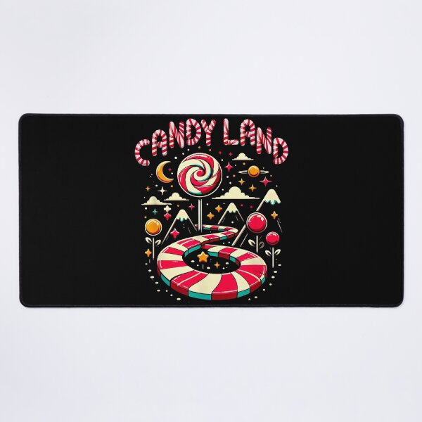 Item preview, Xmas Candy Land Rainbow Trail Candy Cane Merry Christmas designed and sold by WilliaMaler.