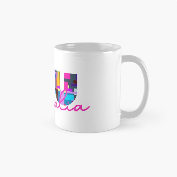 Item preview, Viù, Torino, Italia, colorful typography design for travellers designed and sold by Wanderful-roads.