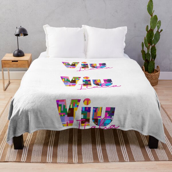 Item preview, Viù, Torino, Italia, colorful typography design for travellers designed and sold by Wanderful-roads.