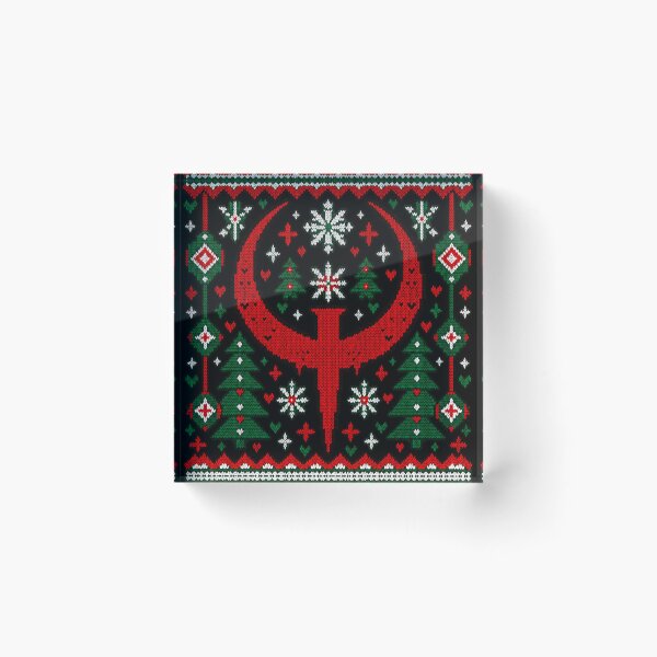 Item preview, Quake Ugly Christmas Sweater designed and sold by Gabriela Mihai.