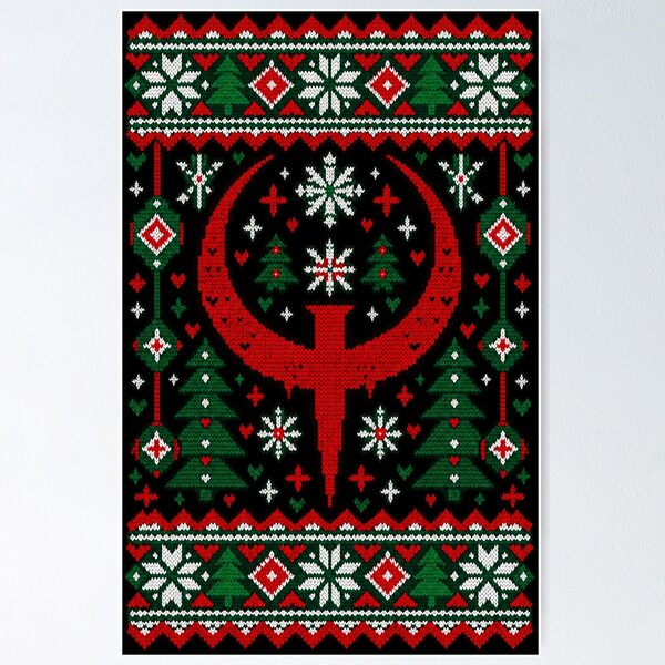 Item preview, Quake Ugly Christmas Sweater designed and sold by Gabriela Mihai.