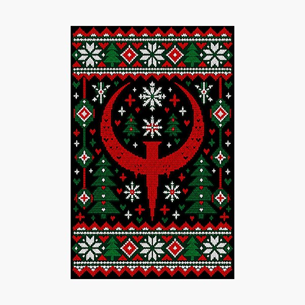 Artikelvorschau, Quake-Weihnachtspullover entworfen und verkauft von Gabriela Mihai.