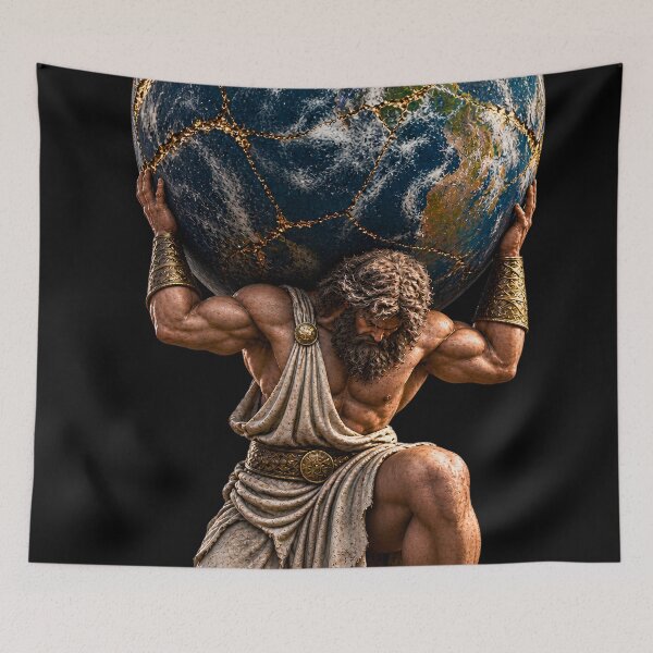 Item preview, Atlast Holding the World designed and sold by Marcicev-Bojan.