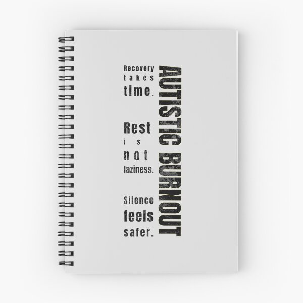 Item preview, Autistic Burnout Grunge Typography — Recovery Takes Time, Rest Is Not Laziness designed and sold by lenalenspod.