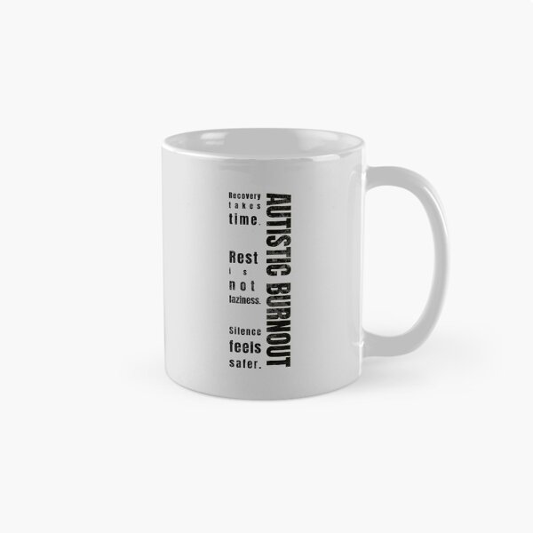 Item preview, Autistic Burnout Grunge Typography — Recovery Takes Time, Rest Is Not Laziness designed and sold by lenalenspod.