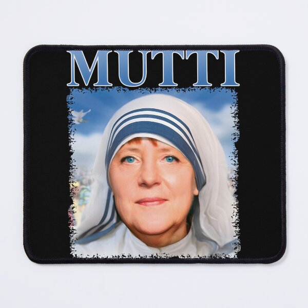 Item preview, Mutti Merkel Artistic Portrait Illustration designed and sold by Medjz.
