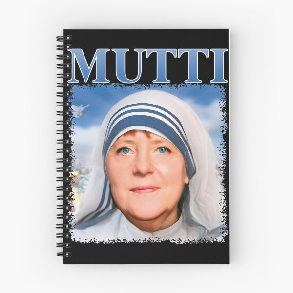 Item preview, Mutti Merkel Artistic Portrait Illustration designed and sold by Medjz.