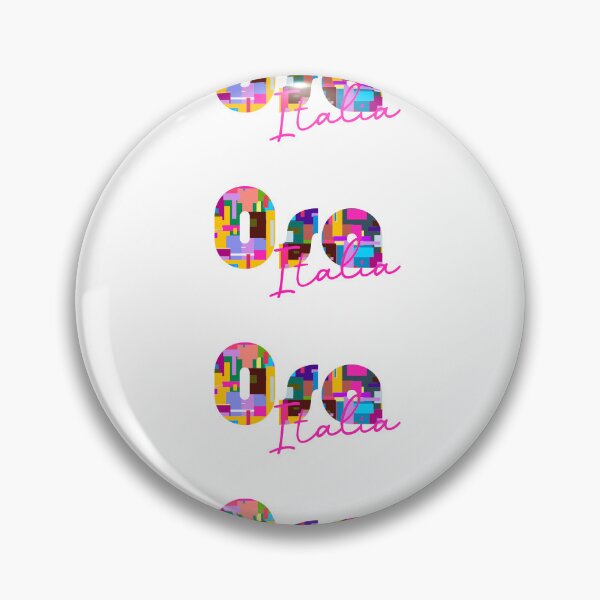 Item preview, Osa, Orvieto, Italia, colorful typography design for travellers designed and sold by Wanderful-roads.