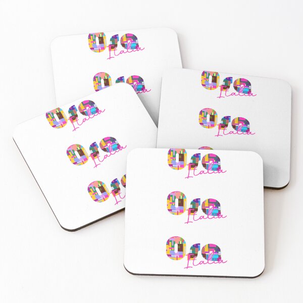 Item preview, Osa, Orvieto, Italia, colorful typography design for travellers designed and sold by Wanderful-roads.